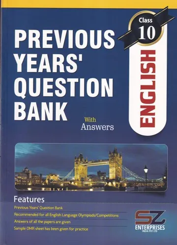 PREVIOUS YEARS QUESTION BANK WITH ANSWERS ENGLISH Class 10 – SILVER ZONE | SILVER ZONE