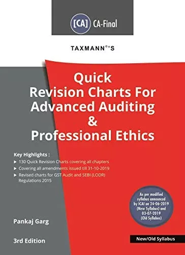 Quick Revision Charts For Advanced Auditing and Professional Ethics