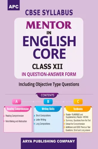 APC Mentor in English Core (In Question-Answer Form), Class- 12