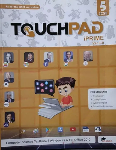 Touchpad iPrime Ver 1.0 Computer Book for Class 5 (ICSE)