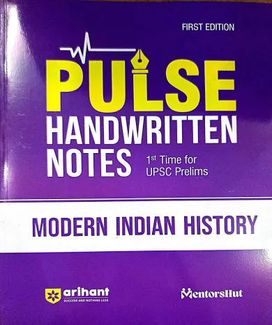 Pulse Handwrite Notes Modern Indian History