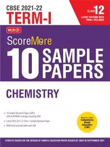 Class 12-Score More 10 Sample Papers Term 1 Chemistry