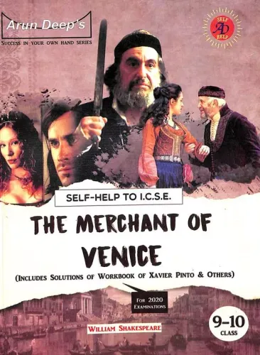 Self Help To The Merchant Of Venice Class 9 & 10 For 2022 Examinaitons : Icse