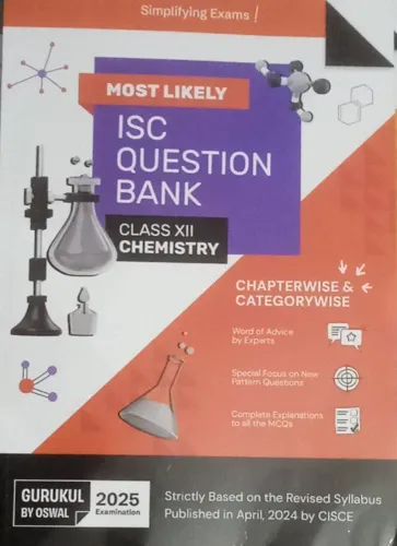 Most Likely ISC Question Bank Chemistry Class- 12