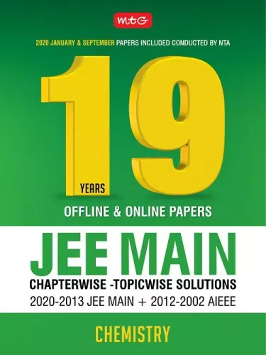 19 Years JEE Main Chapterwise Solution- Chemistry 2020