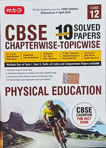 Cbse Chapterwise 10 Solved Paper Physical Education-12