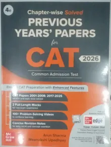 Chapterwise Solved Previous Years Papers For CAT