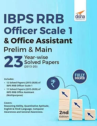 IBPS RRB Officer Scale 1 & Office Assistant Prelim & Main 23 Year-wise Solved Papers (2013 - 20) 2nd Edition