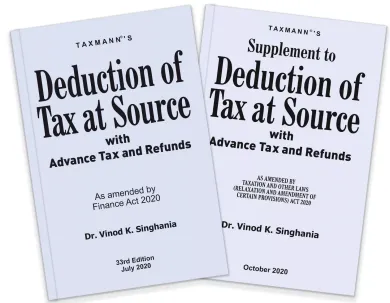 Deduction of Tax at Source with Advance Tax and Refunds with Supplement