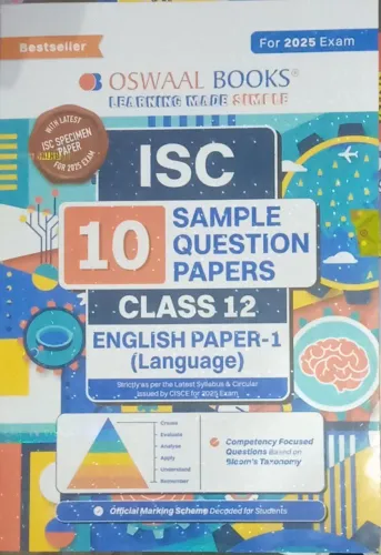 ISC 10 Sample Question Paper English Language Paper-I-12 (2024-25)