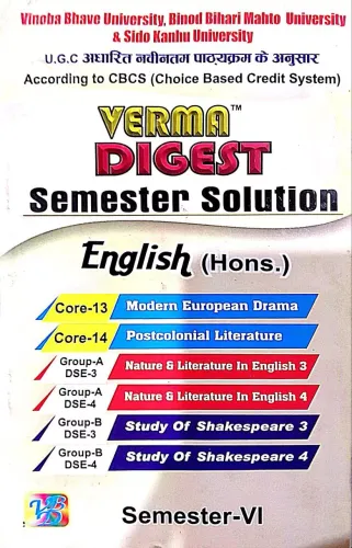 English (Hons.) (Sem 6) 