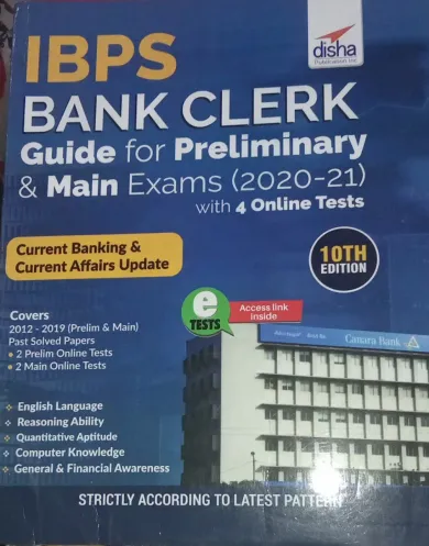 IBPS Bank Clerk Guide For Preliminary & Main Exams