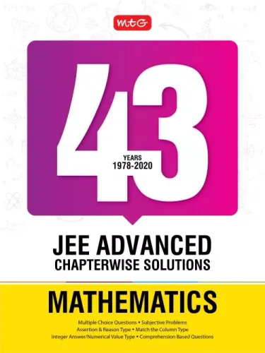 43 Years JEE Advanced Chapterwise Solutions - Mathematics