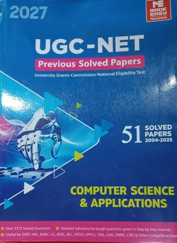 Ugc- Net Previous Solved Papers Computer Science & Applications 2027