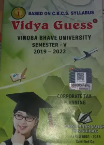 Vidya Guess Sem-1 Corporate Tax Planning