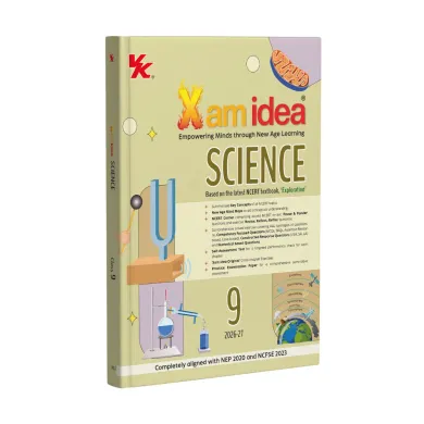 Xam idea Science Class 9 – (CBSE 2026-27) | As per the latest NCERT ‘Exploration’ | Mind Maps | Solved NCERT | MCQs, A-R, Case-based, VSA, SA, LA Questions | Self-Assessment | Practice Paper