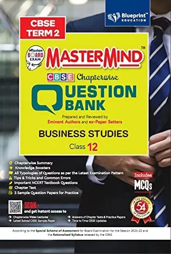 Master Mind CBSE Question Bank –Business Studies Class 12 |Term 2 | For CBSE Board (Includes MCQs) 