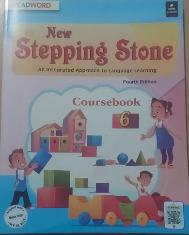 New Stepping Stone Course Book for class 6 Latest Edition -2024