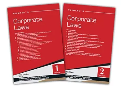 Corporate Laws (Set of 2 Volumes) - Paperback Pocket Edition