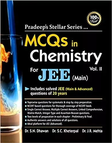 Pradeep's Stellar Series-MCQs In Chemistry For Jee (Main): Vol. 2, 2021 Paperback – 16 February 2021