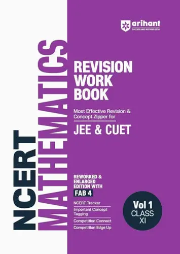 NCERT Revision Workbook Mathematics Vol. 1 (Class XI) for JEE & CUET