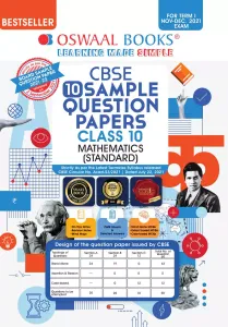 Oswaal CBSE Sample Question Papers Class 10 Mathematics Standard Book (For Term I Nov-Dec 2021 Exam)