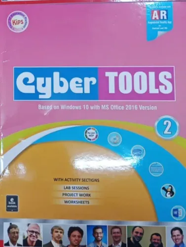 Cyber Tools Windows-10 Ms Office-2016 for class 2 Latest Edition -2024