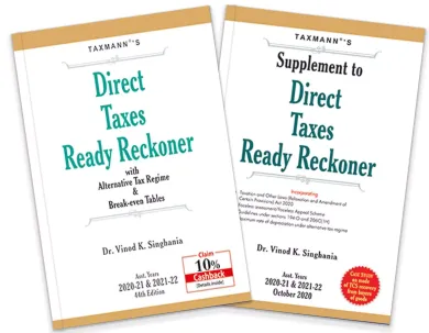 Direct Taxes Ready Reckoner with Supplement – 2020