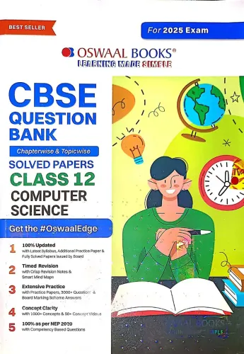 Cbse Question Bank Solved Papers Computer Science  class 12 (2024-2025)