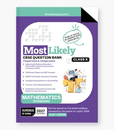 Mathematics Most Likely Question Bank  CBSE Class 10 for 2027 Exam
