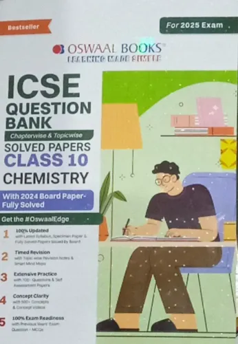 Icse Question Bank Solv. Papers  Chemistry- 10