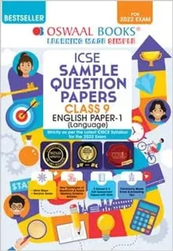 Oswaal ICSE Sample Question Papers Class 9 English Paper 1 Language Book (For 2022 Exam) Paperback – 1 December 2021 by Oswaal Editorial Board (Author)