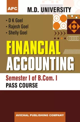 Financial Accounting Semester I of B.Com. I (Pass Course) (M.D.U.)