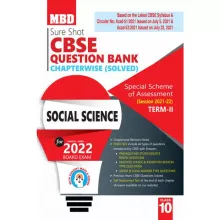 MBD Sure Shot Class 10 Question Bank Social Science (Chapterwise Solved) Term-2 (Mar-Apr 2022) 