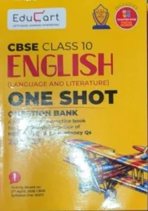 One Shot CBSE Question Bank English (Language & Literature) Class 10 (2026-27)