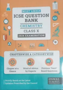 Most Likely Icse Question Bank Chemistry -10 {2024}