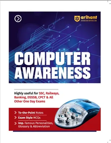 Computer Awareness | To-the-Point Notes, Exam-Style MCQs, Important Personalities, Glossary & Abbreviations | Highly Useful for SSC, Railways, Banking, DSSSB, CPCT & Other One Day Exams
