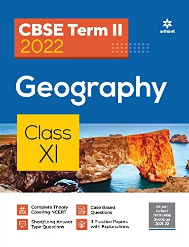 Arihant CBSE Geography Term 2 Class 11 for 2022 Exam (Cover Theory and MCQs) 