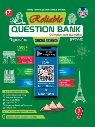 Reliable CBSE Question Bank Topic wise For Term 2, Class 9, Social Science (For 2022 Exam)  (Paperback, Reliable Editorial Board)