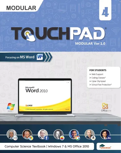 Touchpad Modular Ver 1.0, Activity Based Computer Book for Class 4