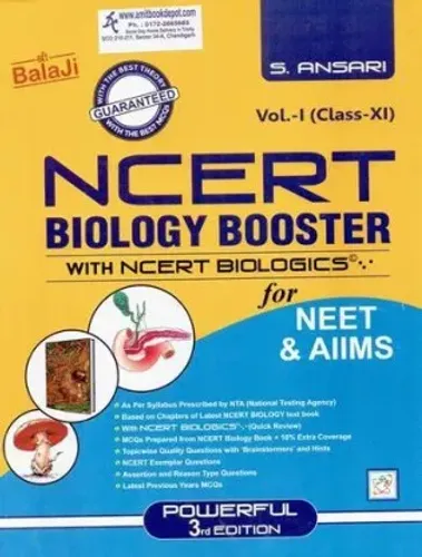 Ncert Biology Booster With Ncert Biologics For Neet & Aiims