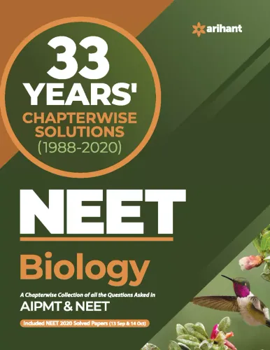 33 Year\'s Chapterwise Solutions CBSE AIPMT & NEET Biology 2021