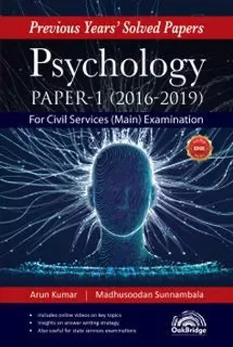 Previous Years’ Solved Papers – Psychology