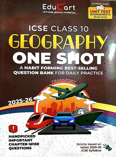 One Shot Icse Question Bank Geography-10 (2025-26)