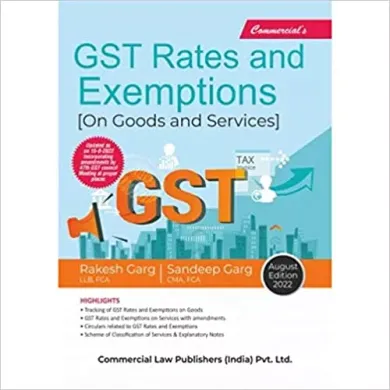 GST Rates & Exemptions (On Goods & Service)
