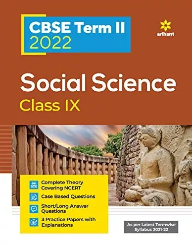 Arihant CBSE Social Science Term 2 Class 9 for 2022 Exam (Cover Theory and MCQs) 