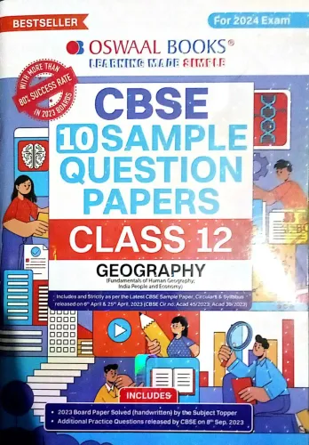 CBSE 10 Sample Question Paper Geography-12 (2023-2024)