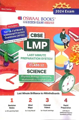 Cbse LMP Last Minute Preparation System Science-12 (2023-2024)