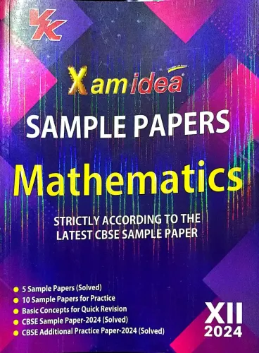 Xam Idea Sample Papers Mathematics-12 (2024)