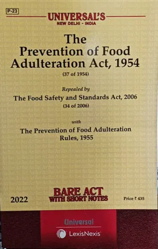 Prevention Of Food Adulteration Act 1954